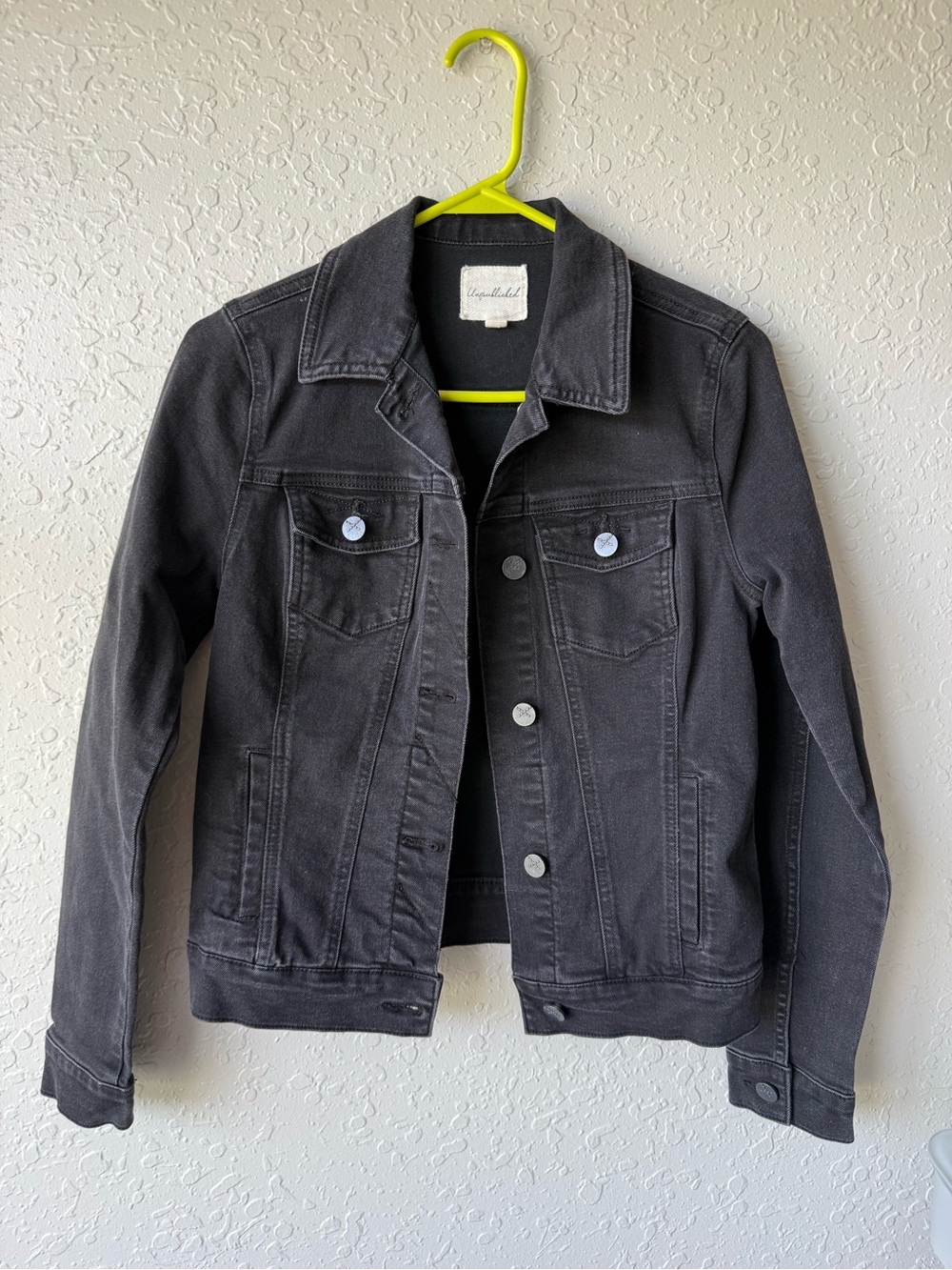 Black Denim Jean Jacket